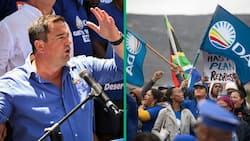 DA manifesto: 15k expected to hear John Steenhuisen, SA roasts low number as supporters march in Pretoria
