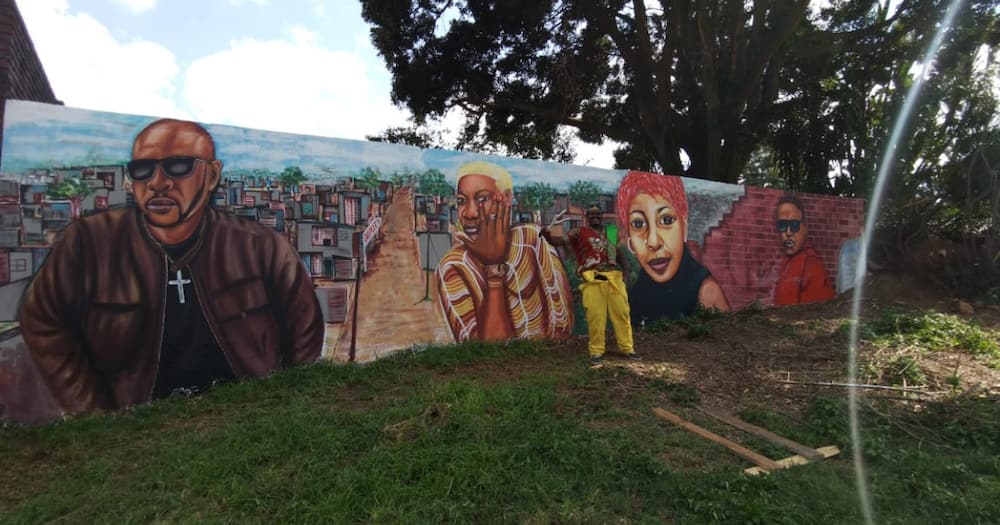 Wall of Legends: Rasta Finishes Latest Project, Gets Mixed Reactions