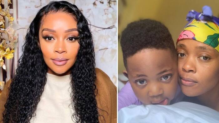 'Gomora' star Thembi Seete celebrates son Dakalo's 5th birthday by dropping 3 pics and a video on Instagram: "Mommy and daddy loves you"