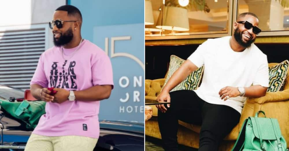 Cassper Nyovest shares heart melting snap of precious baby Khotso