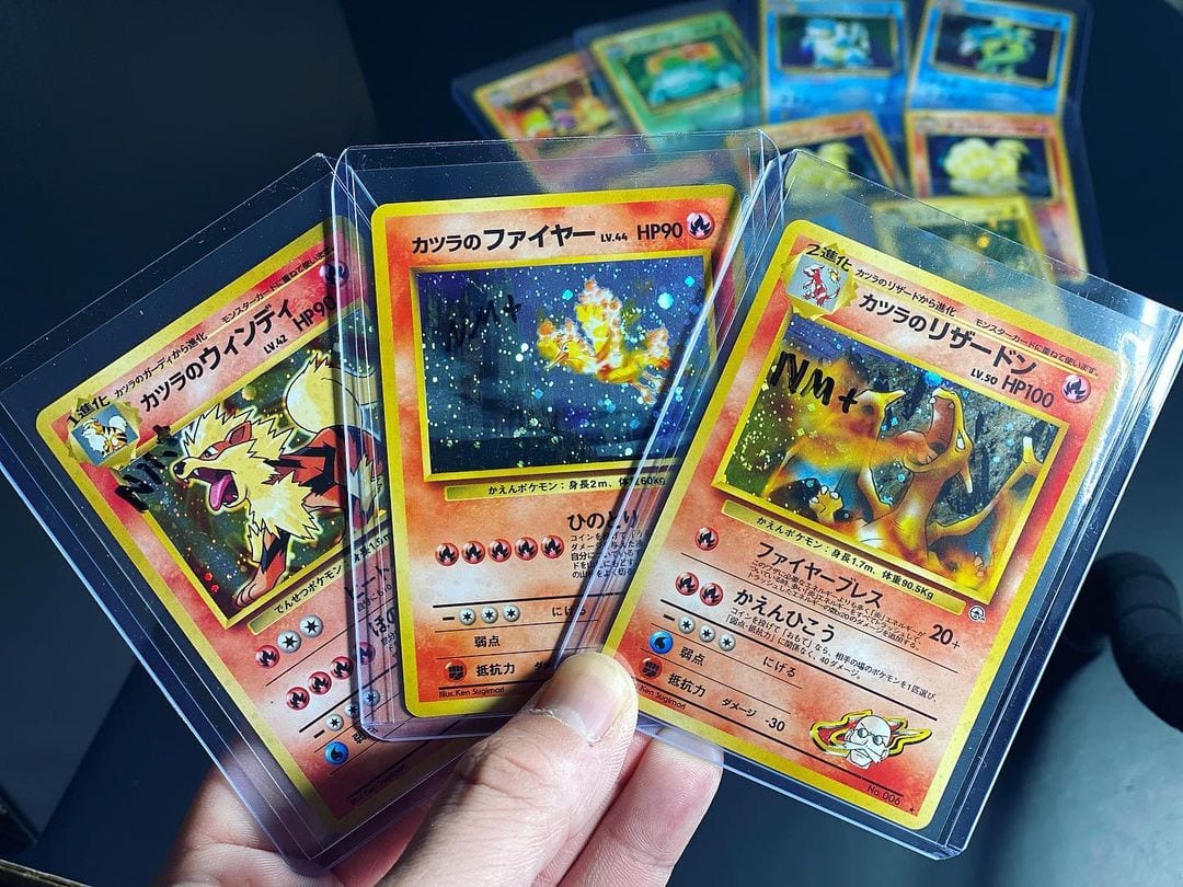 Pokemon Japanese Holo 6 Lot Holographic Cards Vintage 