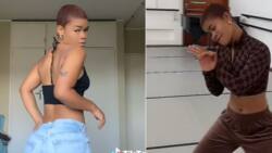 SA woman with buzzcut compared to Doja Cat after Bacardi dance challenge video leaves Mzansi drooling