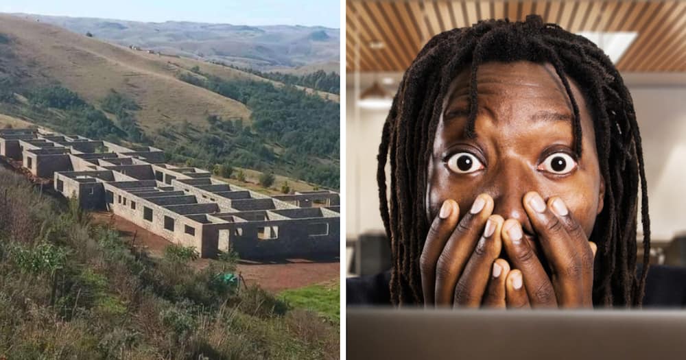 A photo of a huge mansion being built in rural KZN has people talking