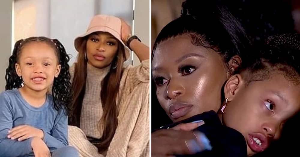 DJ Zinhle begged SA to pray for her daughter
