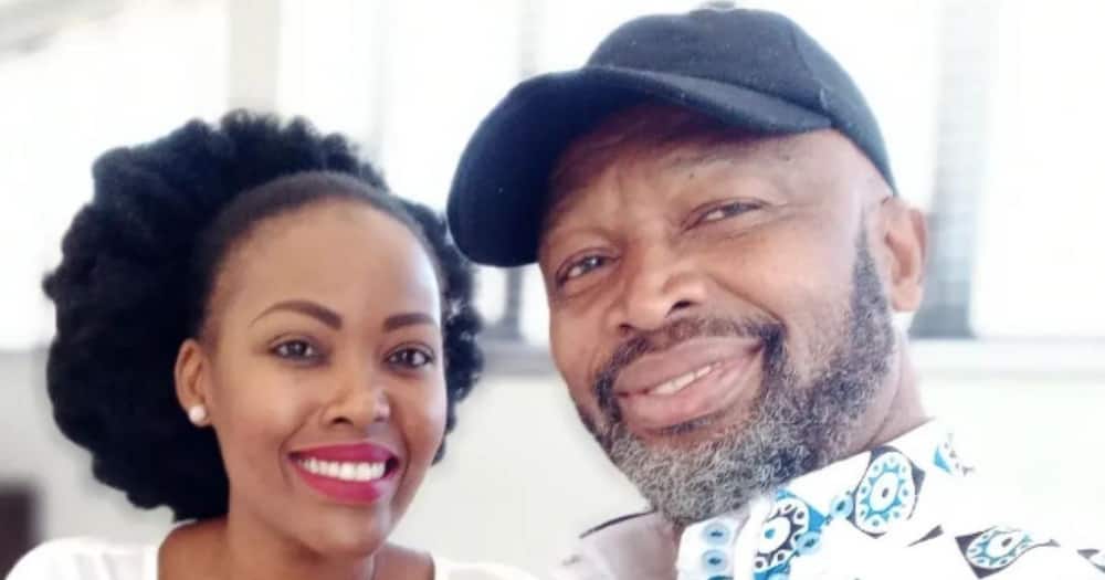 Sello Maake ka Ncube, wife Pearl Maake kaNcube, actor, TV star, thespian, loving husband
