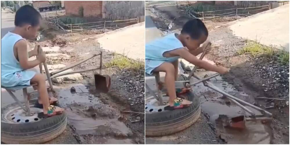 The little kid has got social media users talking The little kid has got social media users talking