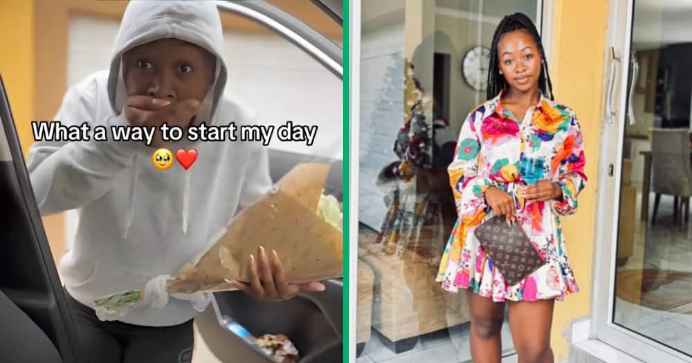 A TikTok video captured a niece being surprised with treats by her aunt after she passed matric.