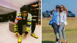 Andile Mpisane challenges followers to dance while challenge while jamming in front of R3.8 million whip