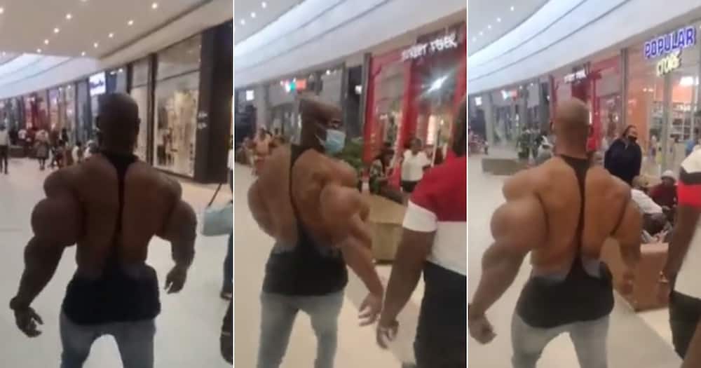 Video, Buff man, ripped, funny, hilarious, ridiculous, social media reactions