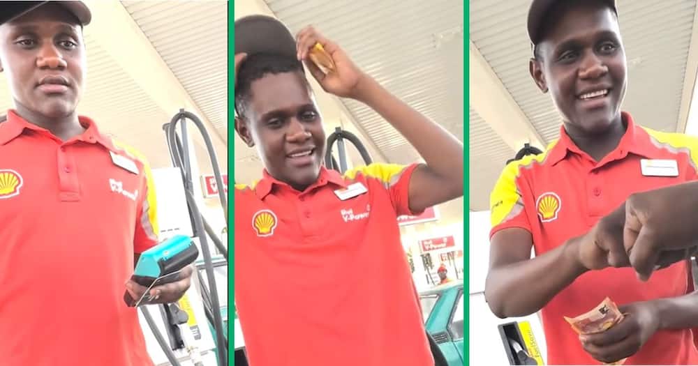BI Phakathi blesses petrol attendant