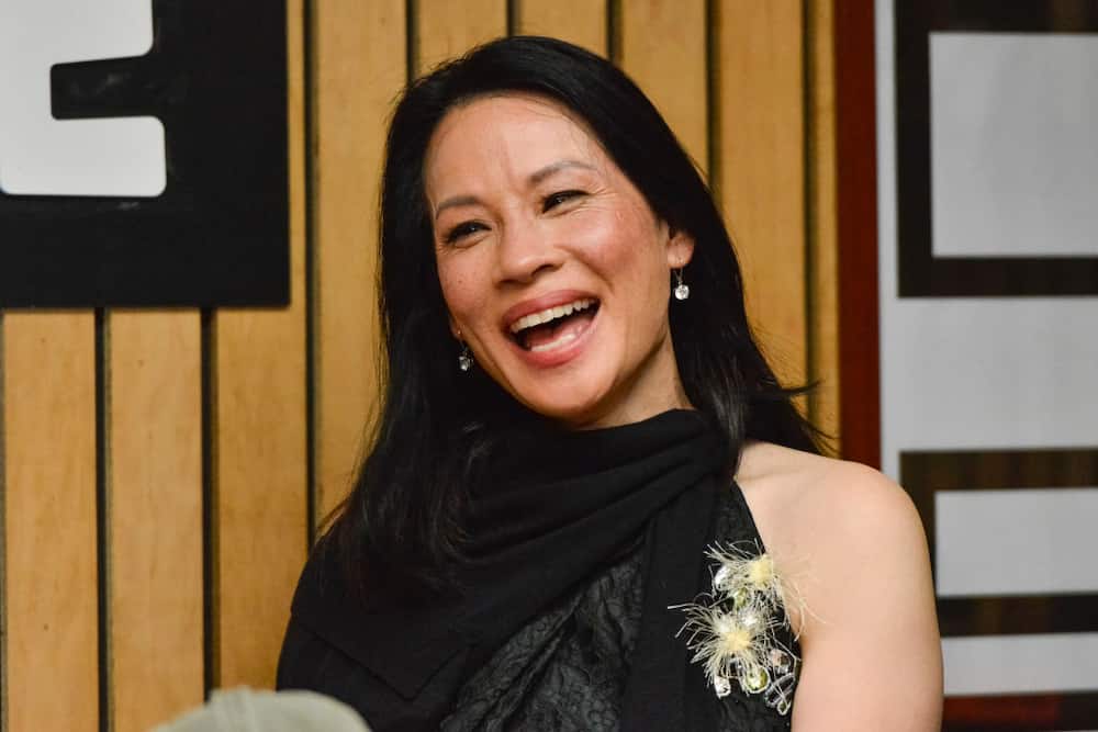 Lucy Liu smiled at The Vulture Spot