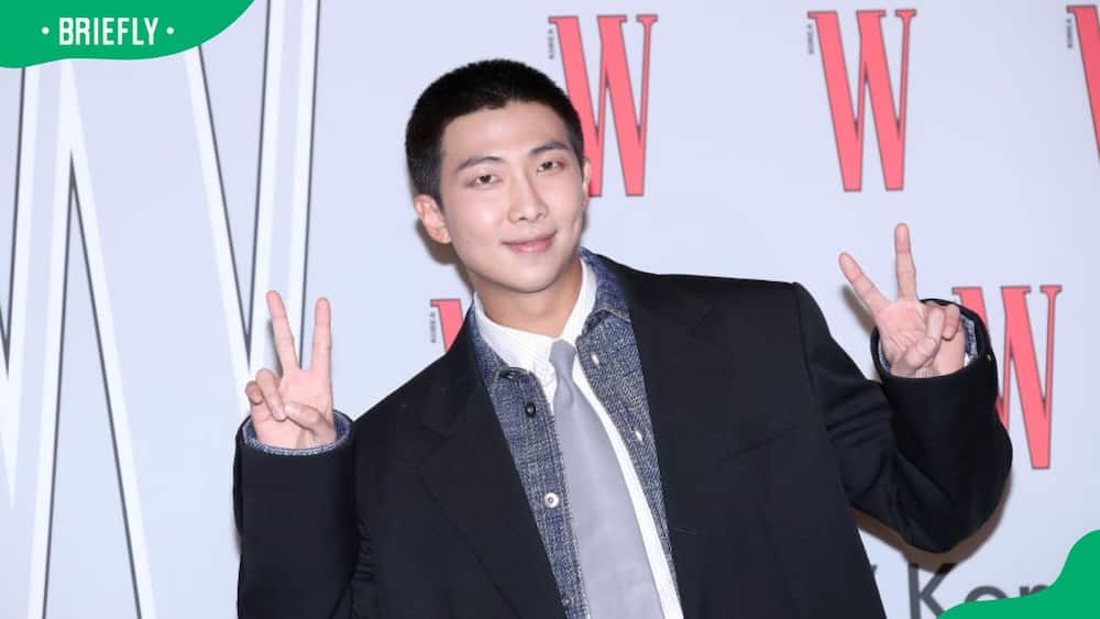 RM attending W Korea‘s 18th breast cancer awareness campaign Love Your W event