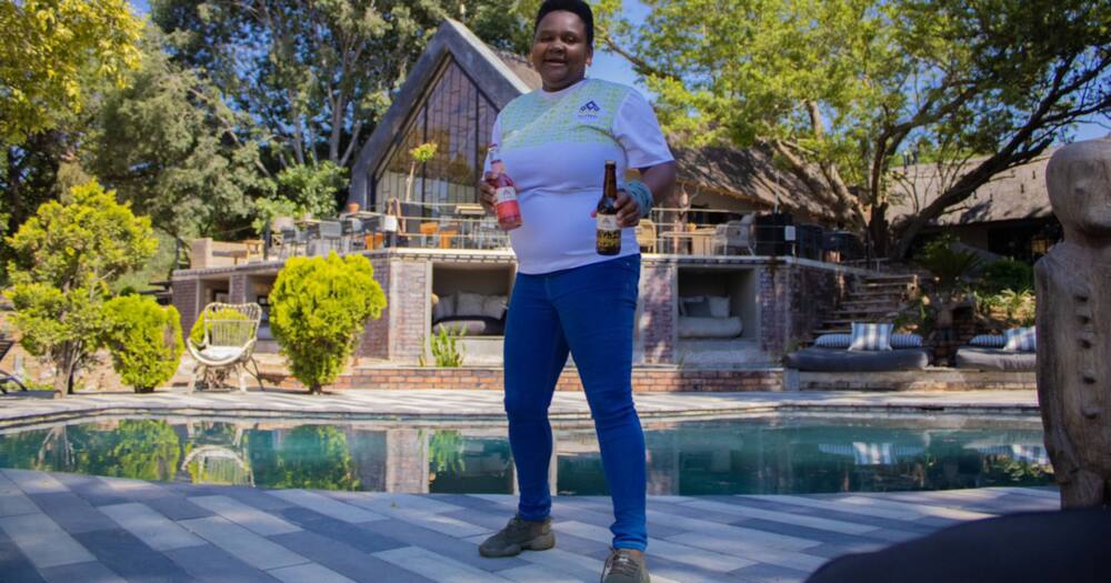 Apiwe Nxusani-Mawela is the found of Tolokzi beer brand Apiwe Nxusani-Mawela is the found of Tolokzi beer brand