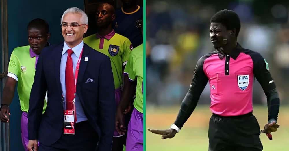 SAFA referee boss Abdul Ebrahim has defended officials such as Jelly Chavani
