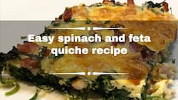 Easy spinach and feta quiche recipe: how to prevent crust from becoming soggy