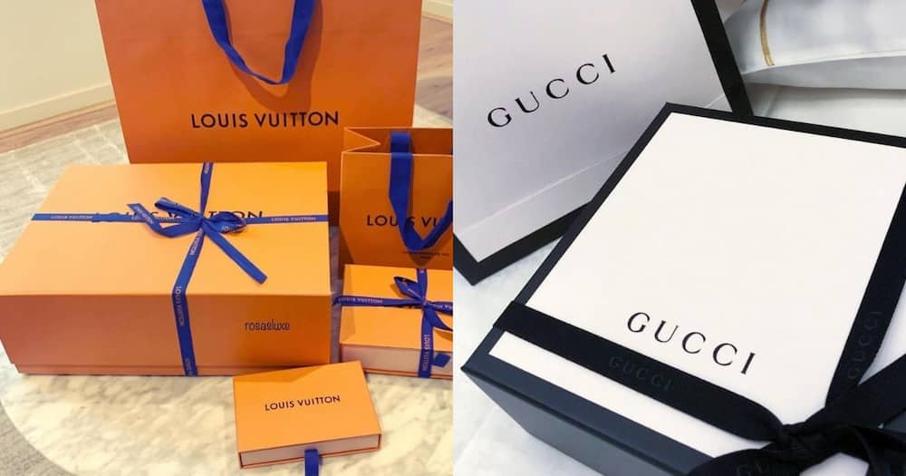 Mzansi reacts hilariously to sale of Gucci and Louis Vuitton packaging 