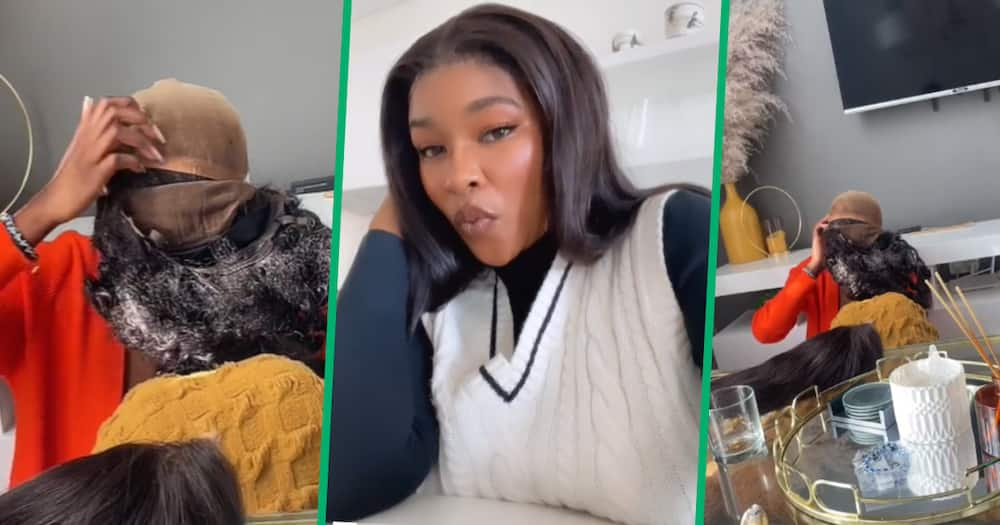 Wig problems, funny TikTok, Joburg babe