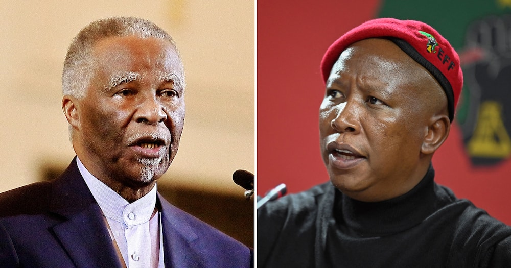 Former President Thabo Mbeki speaks out on Julius Malema's allegations