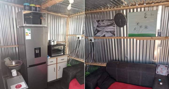 Man transforms shack