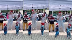 TikTok star and vibey teacher Mrs Bullock dances with kids in adorable clip: Getting the Christmas spirit on