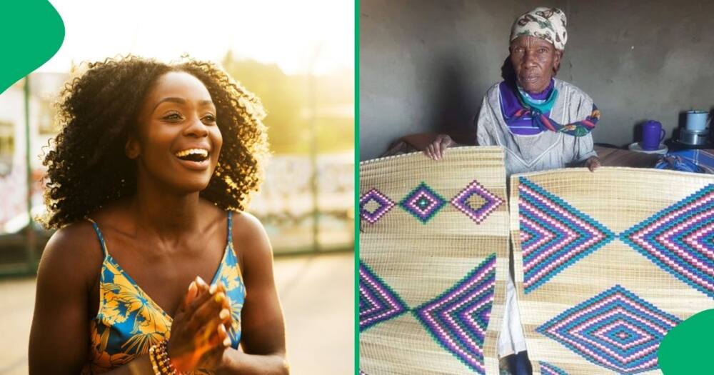 A South African grandmother's talent for weaving beautiful grass mats went viral