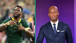Bok skipper Siya Kolisi’s star power grows after post with African football legend Didier Drogba