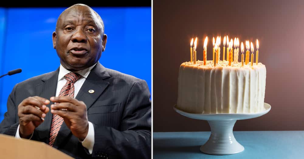 President Ramaphosa thanked peeps for the birthday wishes.