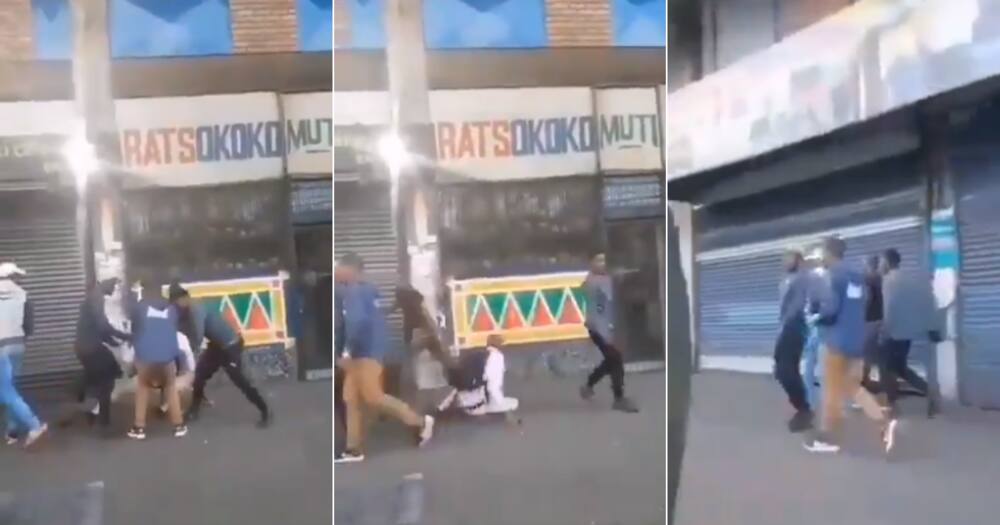 ‘Yoh’: Video Surfaces Online of Mugging in Joburg CBD, Mzansi Left Traumatised