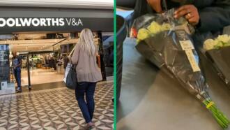 Woolworths worker's floral magic goes viral on TikTok, Mzansi is amazed
