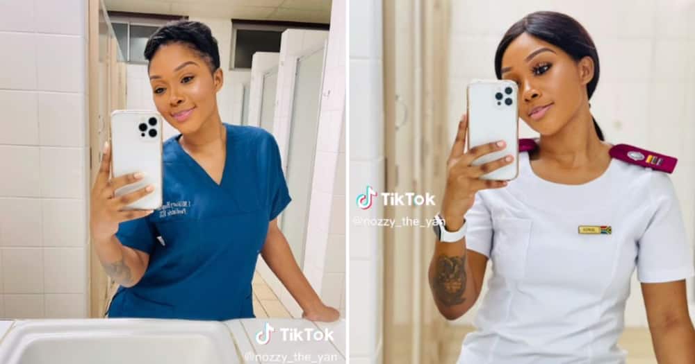 Gorgeous nurse shares her photos at work