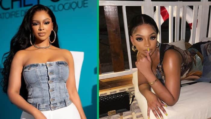 Mihlali Ndamase cements he place in showbiz with 4 photos on her 27th birthday