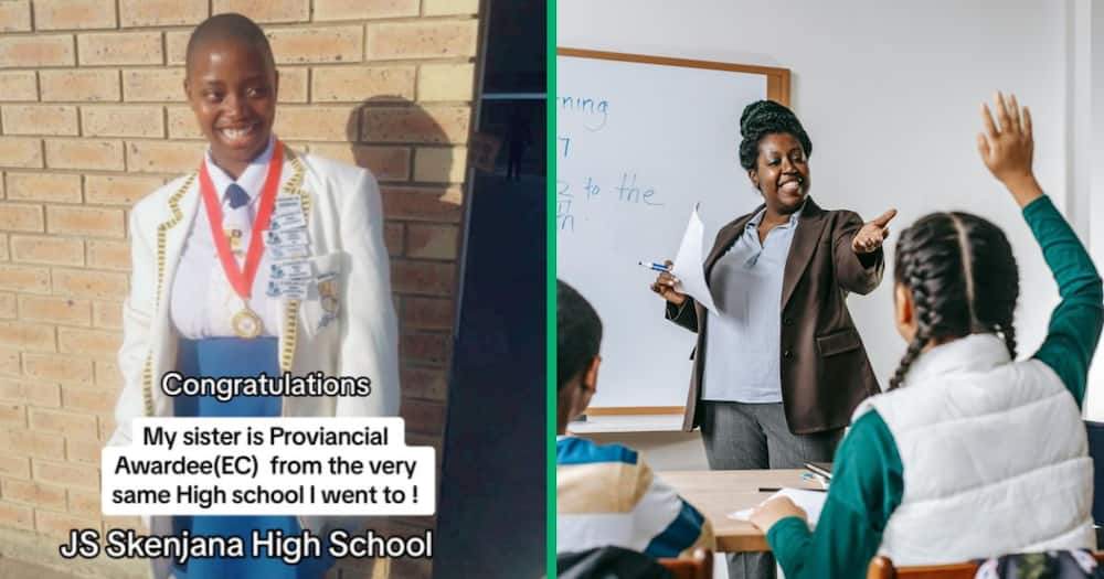 Mzansi beams with pride after a young woman became one of Eastern Cape's matric top achievers.