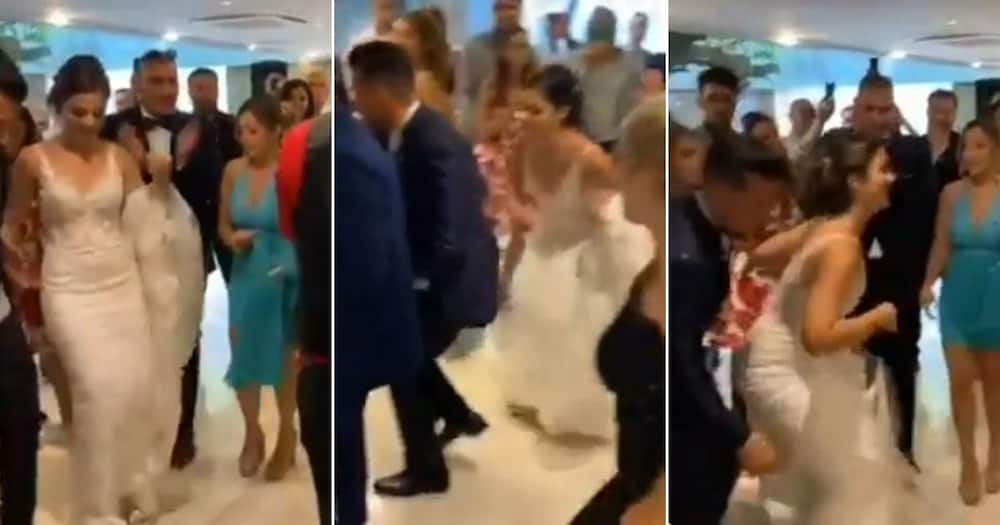 Video shows couple dancing to Jerusalema at their wedding in Spain