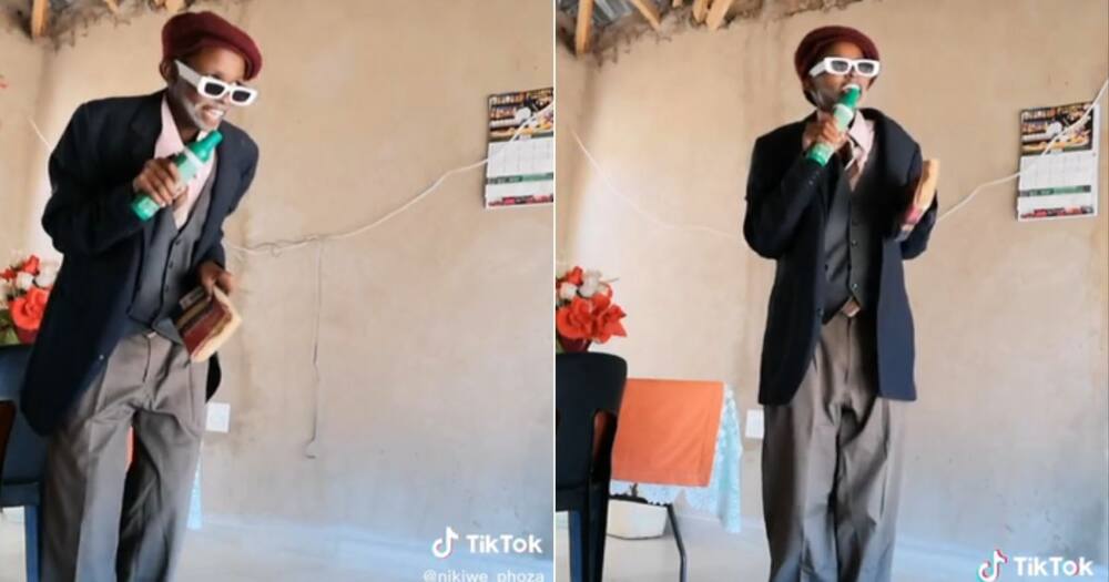 A Tswana woman made a dance video dressed as a man