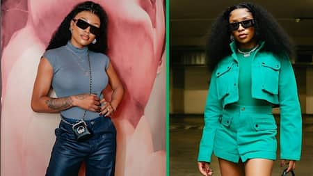 DJ Zinhle sparks debate with question about relationships: "Must be about Pearl Thusi"