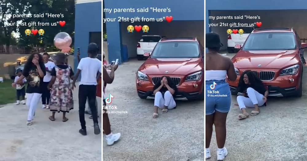 Parents gifted their daughter a BMW car for her 21st birthday