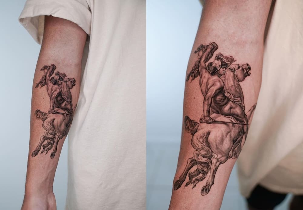 Perseus tattoo