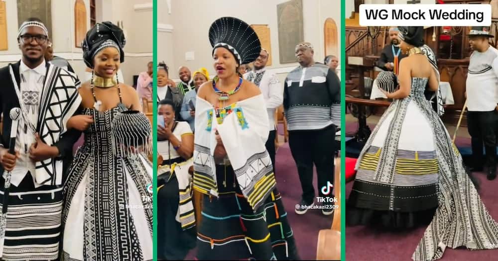 A video of a Xhosa mock wedding