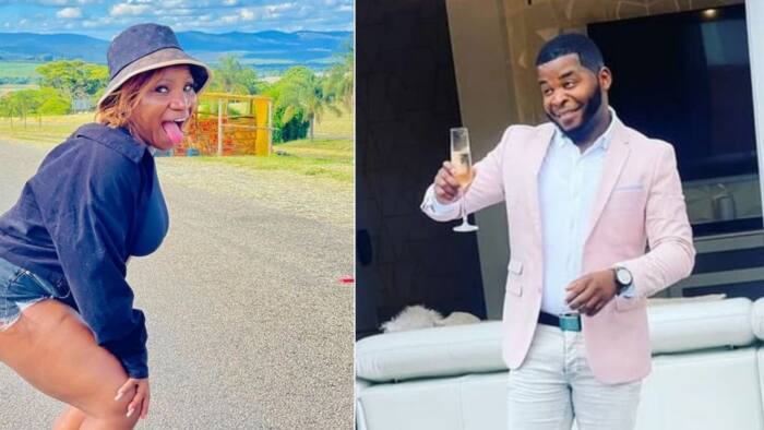 Netizens tear into Makhadzi’s ex for praising her talent on social media urging him to move on from their past