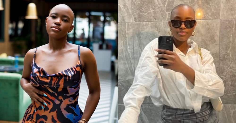 Bald beauty, shaved head, stunning woman, natural beauty, South African woman, viral post, trending pictures, viral pictures