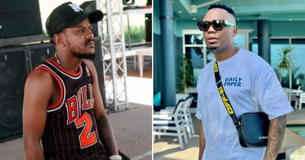 Kabza De Small and DJ tira's looks have been compared.