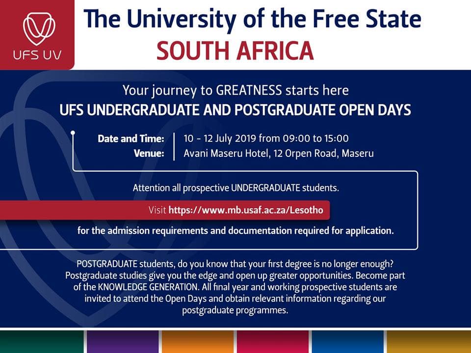 Free State University Courses, Fees, Dates, And Requirements