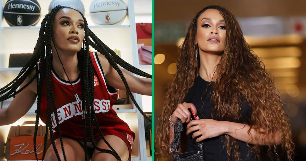 Pearl Thusi showed off her new hairstyle