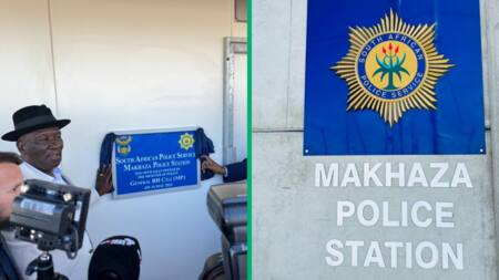 Mzansi questions R23 million temporary police station in Makhaza, Cape Town: "Comrades feasted here"