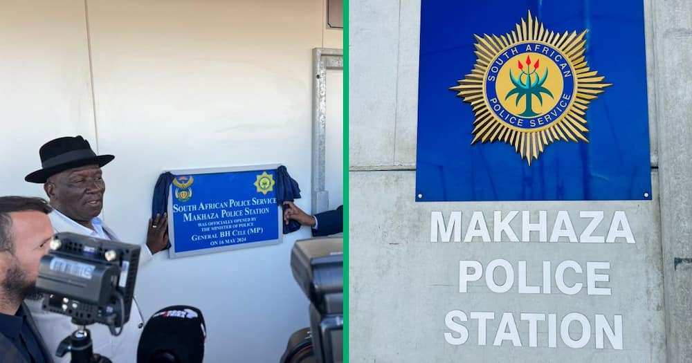Bheki Cele unveiled a new police station in Khayelitsha