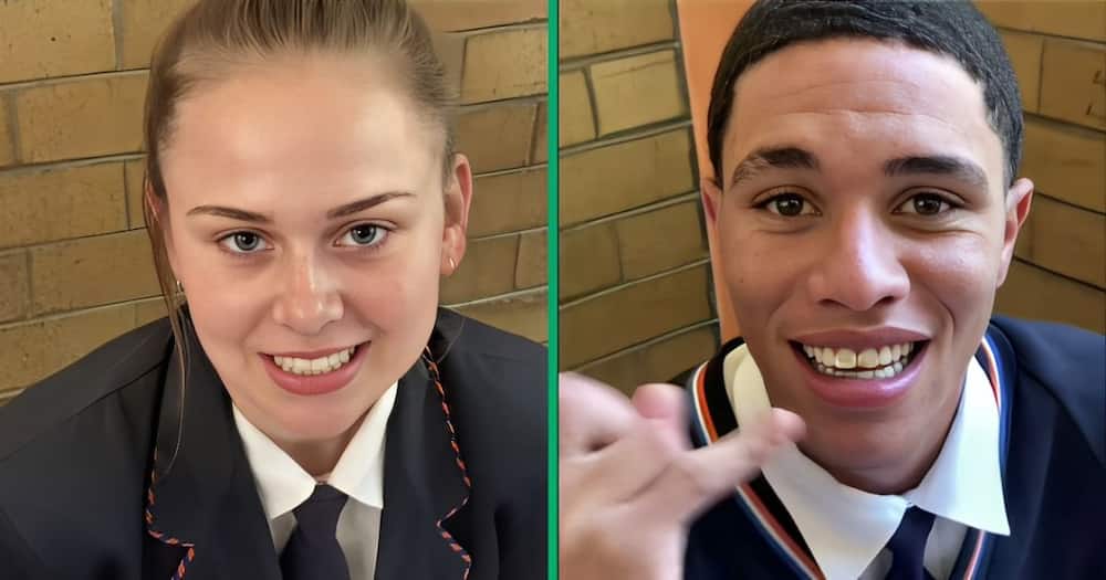 A TikTok video shows a group of learners showcasing their paper two math marks.