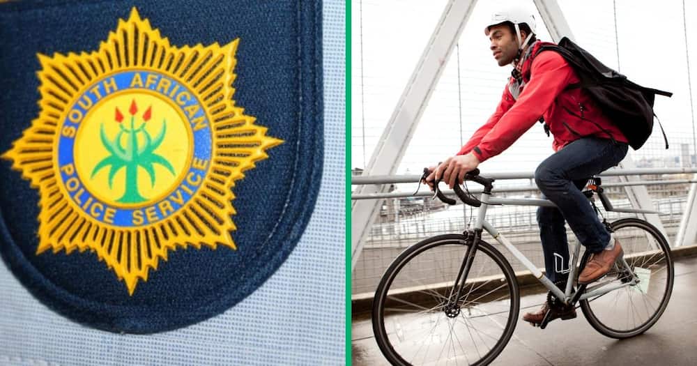 A Bloemfontein SAPS police officer caught two suspects while on his bike