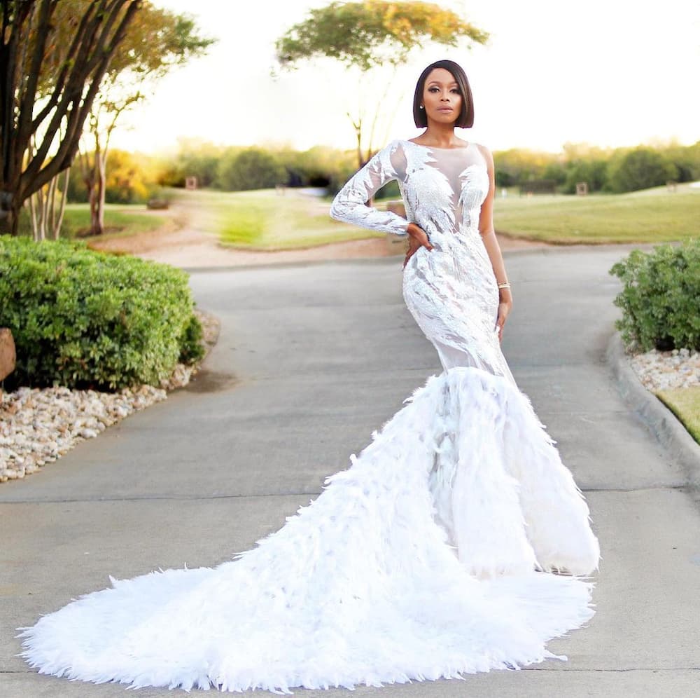 Bonang Matheba's traditional dresses