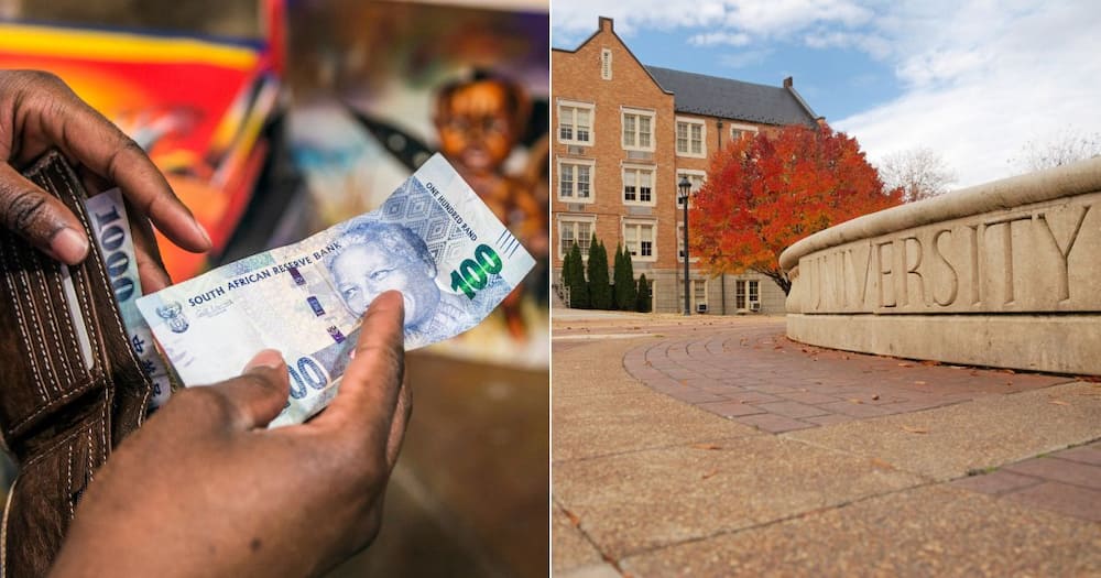 Woman claims university students need R20k