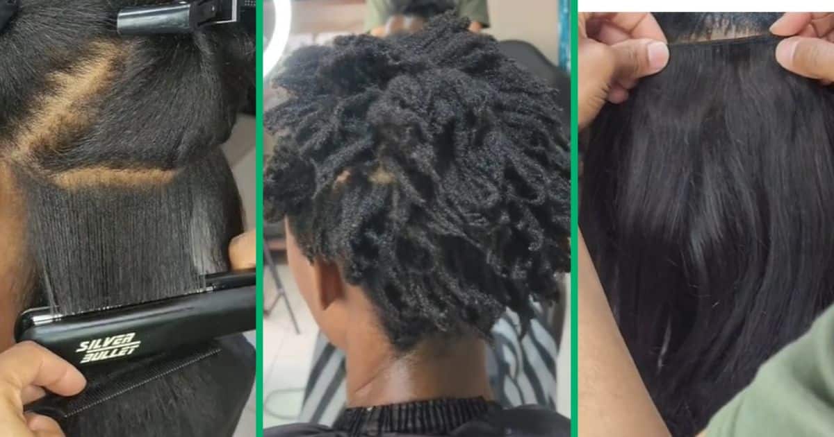 Womans Keratin Treatment On 4c Coils Goes Viral Sa Criticises Hairdressers Blend Of Hair Clip